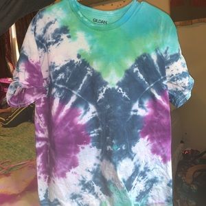 Tie-dye t shirt I made some can do customs colors